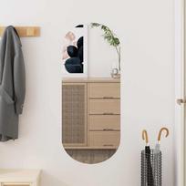 Sieninis veidrodis 30x70cm stiklas ovalo formos