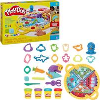 Play-Doh Fold n Go Playmat F9143 modelino žaidimų kilimėlis su priedais
