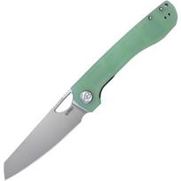 Kubey Elang sulenkiamas peilis G10, Beadblasted AUS-10 by Sebastian Irawan (KU365C) Jade
