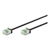 Tinklo kabelis Goobay Goobay patch cable 15 cm juodas
