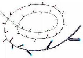 Strip String Lights, Fairy Lights, 15W, 20m, 2700-5000K, IP44, Type-C 929004101222 | 8720169076969
