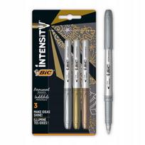 Bic Marking Metallic markeriai, 3 vnt. (auksas, sidabras, bronza)