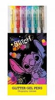 Disney Lilo & Stitch geliniai rašikliai su blizgučiais, 6 spalvos