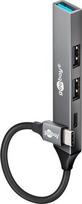 Usb-c koncentrator su 4 prievadais: Usb-c/usb-a, Usb 3.2
