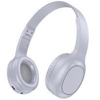 Wireless headphones Hoco W46 light blue and gray