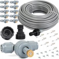 Johngreen vandens užuolaida sodo purkštuvas su reguliuojamais žalvariniais purkštukais, 20 m Xxl