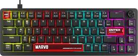 Mechaninė klaviatūra Marvo Arma 67 su Usb jungtimi ir Rgb apšvietimu