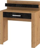 Tualetinis staliukas Meblocross Viki VIK-15 Ąžuolas Artisan/Juodas Betonas MDF, Klasikinis stilius