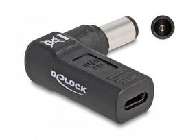 Delock Laptop Charging Cable Adapter USB Type-C Female to HP 7.4 x 5.0 mm Male, 90° Angled