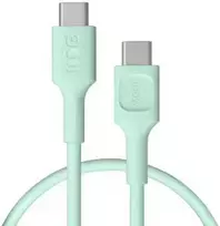 GREEN CELL PowerFlex data transfer and charging cable | USB-C to USB-C | 100W | 1.2m | green