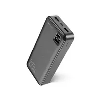 Forever  TB-300L external battery (power bank) | 20000 mAh | 22.5W | USB-A, USB-C | LED display | black