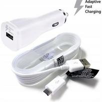 Samsung 15w automobilinis įkroviklis Microusb, baltas