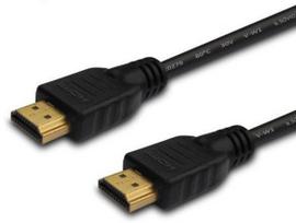 Hdmi kabelis Savio Cl-195 2m v2.0 4k 3d Ethernet juodas