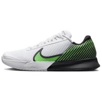 NikeCourt Air Zoom Vapor Pro 2 HC Balti Nuodingai Žali Vyriški Sportbačiai Juodi DR6191-105 41