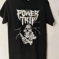 retro Power Trip grupės marškinėliai juodi Trumpomis rankovėmis S iki 5XL TA3553 ilgomis rankovėmis M mėlyna