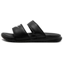 Nike Benassi Duo Ultra Šlepetės Juodos Moteriški Sportbačiai Balti 819717-010 35.5