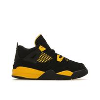 Air Jordan 4 Retro TD Thunder 2023 Kūdikių sportbačiai Juodi Turinio geltoni BQ7670-017 25