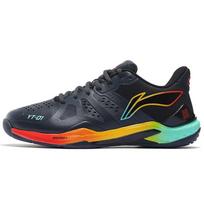 Li Ning Cloud Thunder Audinys Sintetinė Oda Smūgius Sugerianti Kvėpuojanti Atspari Dilimui Neslystanti Žema Viršutinė Dalies Badmintono Avalynė Unisex Avalynė Juoda AYAS028-5 41