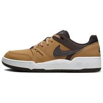 Nike Full Force Low Premium Flax Baroque Brown Vyriški sportbačiai Baltas aksomas-rudas HF7734-200 44.5
