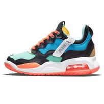 Air Jordan MA2 GS Juodi Šviesiai Mėlyni Fury Vaikų Sportbačiai Daugiaspalviai Žalia Švytėjimas CW6594-043 37.5