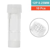 Originalios Hydra.Pen H2 adatų kasečių rinkinys Keičiamas vienkartinis Derma Pen Replace Adatos Mezoterapija Mikroadatinės adatos 12P 0.2MM-10PCS