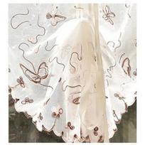 Drugelis Siuvinėjimas Juostelė Romos užuolaidos Atspalviai Namai Pastoracinė Virtuvė Tiulis Užuolaida Balkonas Voile Langų ekranas W70cm x H120cm Gauze