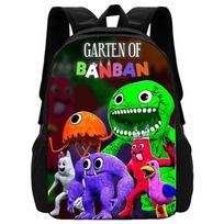 Garten of BanBan mokyklinės kuprinės berniukams mergaitėms Mochila animacinių filmų mokyklinė kuprinė, lengvos vaikiškos kuprinės, geriausia dovana žaislai 15 inches