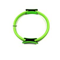 Crescent Handle Pilates Yoga Fitness Ring - Body Shaping Magic Circle Resistance Ring žalia