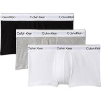 Calvin Klein žemais liemeniu tamprios bokserio kelnaitės Europos versija 3 vnt. vyriški apatiniai LV00NB4389-MP1 L gray