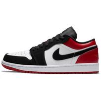 Air Jordan 1 Low Black Toe Unisex Sportbačiai Raudoni Balti Juodi-Gym-Red 553558-116 45