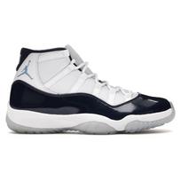 Air Jordan 11 Retro Win Like 82 Vyriški sportbačiai Balti Vidurnakčio Tamsiai Mėlyni Universiteto Mėlyni 378037-123 42