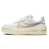 Nike Air Force 1 PLT.AF.ORM Sail Arctic Orange Moteriški sportbačiai Balti Blizgūs Šviesiai Sidabriniai DJ9946-104 41