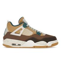 Air Jordan 4 Retro GS Cacao Wow Vaikų Sportbačiai Ruda Geoda-Turkio Ale-Ruda FB2214-200 36.5