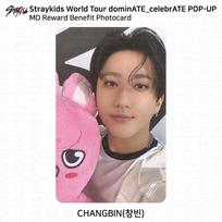 Stray Kids Pasaulinis Turas DominATE Švęsk POP-UP MD Apdovanojimo Nauda Fotokortelė KPOP Changbin