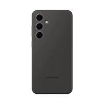 Originalus Samsung skysto silikono dėklas, skirtas Samsung Galaxy S24 FE SM-A566B, šilkinis silikoninis apsauginis telefono dangtelis juoda