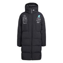 Adidas Mercedes - Amg Petronas Formula 1 komandos striukė Šilta su gobtuvu ilgomis rankovėmis pūkinė striukė Vyriška striukė KR6709 M