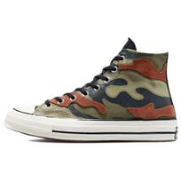 Converse Chuck 70 High Hybrid Camo Unisex Sneakers Green Field-Surplus Black 171450C 36