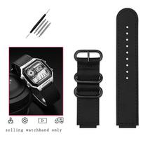 Laikrodžio apyrankė Casio mažai kvadratinei apyrankei AE1200/AE-1300/F-108/W-216 vintažinis odinis laikrodis su 18 mm apyrankės priedu apyrankė 18mm