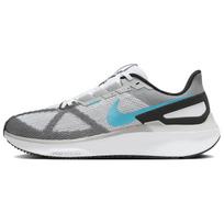 Nike Air Zoom Structure 25 Balti Juodi Gamma Mėlyni Vyriški Sportbačiai Hot-Lava DJ7883-109 40.5