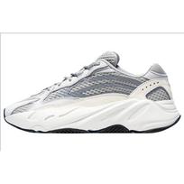 Adidas Originals Yeezy Boost 700 V2 Static Mesh Comfortable Low-Top Dad Shoes Unisex sneaker Gray White EF2829-2018 37⅓