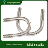 304 Nerūdijančio Plieno U-Varžtas Vamzdžio Spaustuvas - M6 M8 M10 M12 M16 Dydžiai M6*22 (5 pieces)