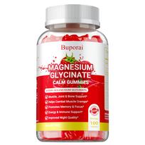 GZVH-400mg Magnio Glicinato Gumijos miego palaikymui ir raumenų mėšlungio malšinimui | Didelio įsisavinimo formulė su B6 vitaminu 100