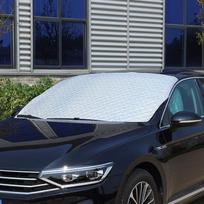 Automobilio priekinė sniego danga: Priekinis stiklas, apsaugantis nuo užšalimo nuo užšalimo, pusės dangtis Sedan