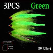 3/6 VNT. 3/0 Mangum's Dragon Tail Žvejybos Srovės Masalas Muskie Bass Žvejybos Masalas Lydeka Musė Jūros Vandens Masalas Žuvelė Trollingui Masalinės Musės geltona