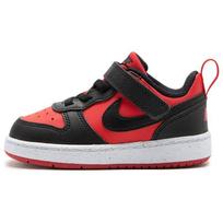 Nike Court Borough Low Recraft PS Juodi University Red Vaikų sportbačiai Balti DV5457-600 31 black