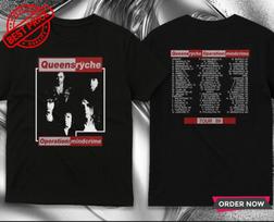 Vintažiniai 1989 m. QUEENSRYCHE Operation Mindcrime marškinėliai, dydis S-4XL 4XL