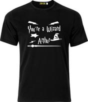 Personalised your a wizard Harry Potter xmas present funny humour cotton t shirt 2XL