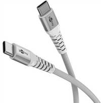 USB-C laidas Goobay 70193 USB-C 24 pin 1 m baltas