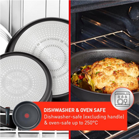 Puodų rinkinys TEFAL L7649453 Ingenio Ultimate 4 vnt 16/18/20 cm aliuminis juodi