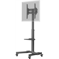 Grindų stovas Goobay TV Presentation Stand Basic 59507 aukščio reguliavimas 37-70" 35 kg juodas